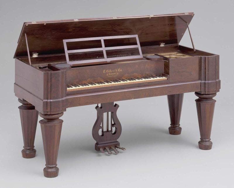 Square piano with Aeolian attachment