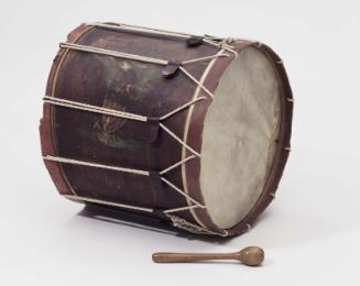 Bass drum and mallet