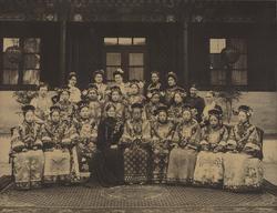 Court Princesses and Other Ladies who Attended Mrs. Conger's Tiffin at American Legation, Peking, December 26, 1903