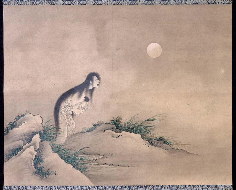 Female Ghost in the Moonlight