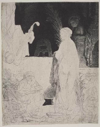 The Artist Drawing from the Model