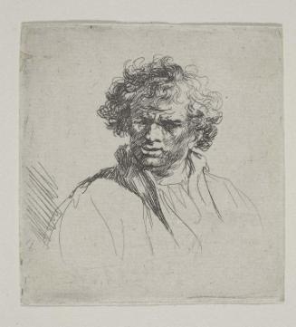 Curly-Headed Man with a Wry Mouth