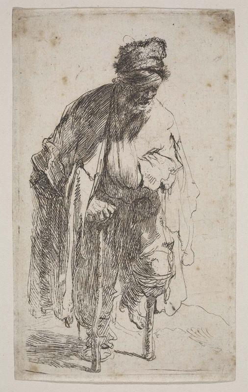Beggar with a Wooden Leg