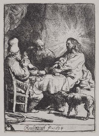 Christ at Emmaus: The Smaller Plate