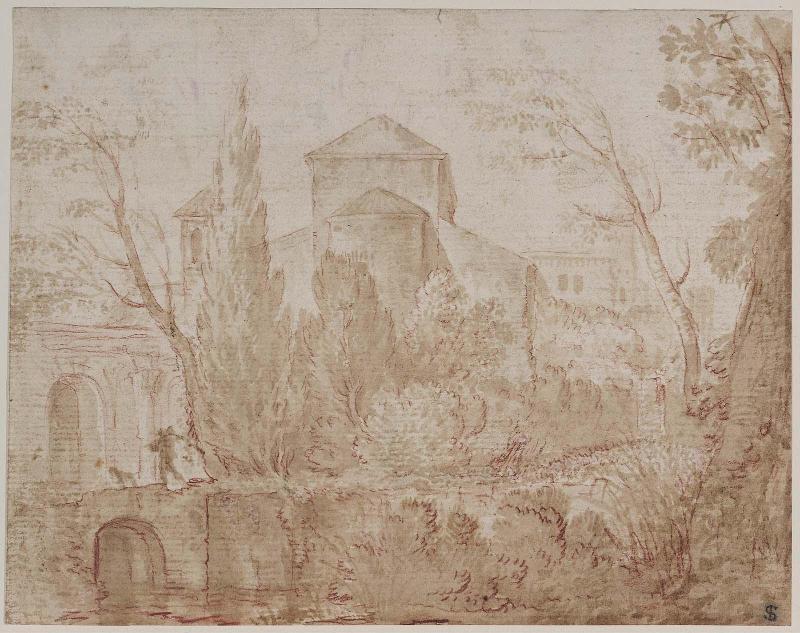 Landscape with Buildings