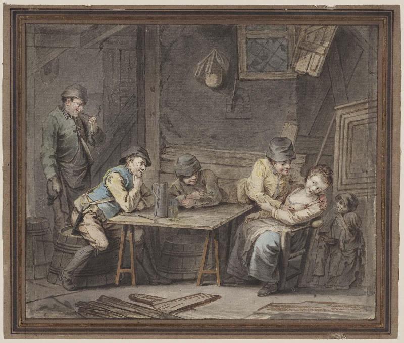 Tavern Scene in Dutch Manner