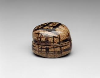 Incense box with geometric design