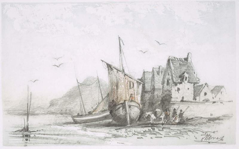 The Old "Le Pollet" Quarter of Dieppe