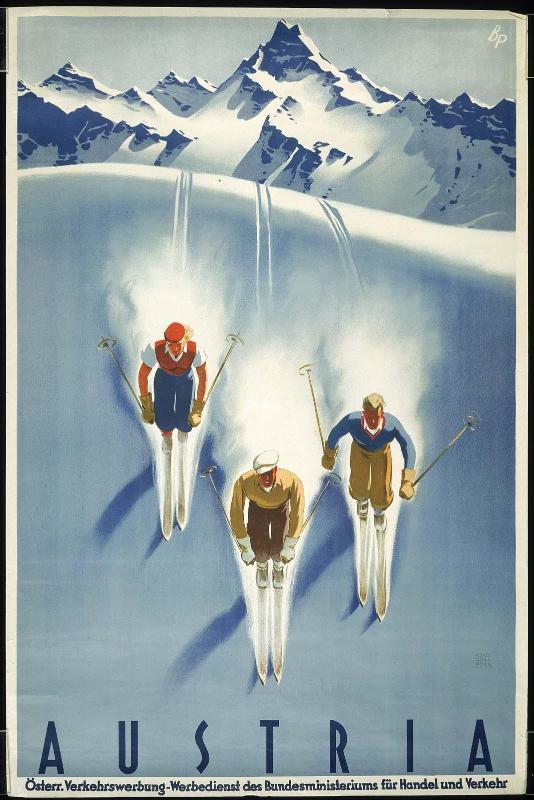 Austria (Three Skiers)