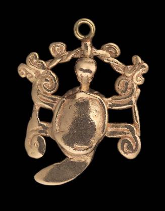 Turtle effigy pendant