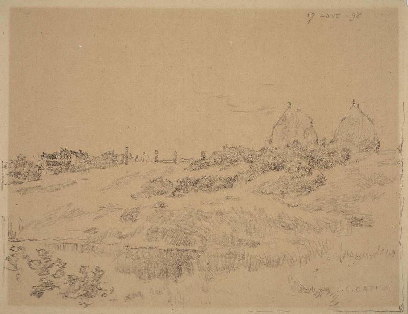 Landscape with Haystacks