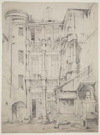 Courtyard of a Sixteenth-Century House in the Rue des Forges, Dijon