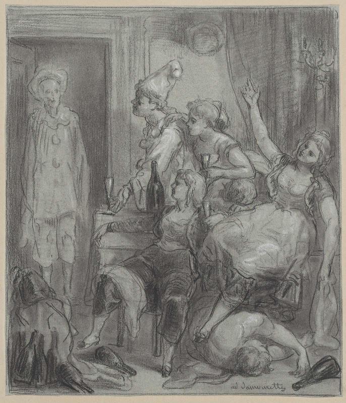 Circus Performers at a Party