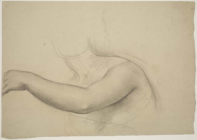 Sketch: Bust with Left Arm Raised