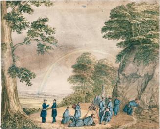 Blue Coats in Bivouac on Lookout Mountain, Tennessee