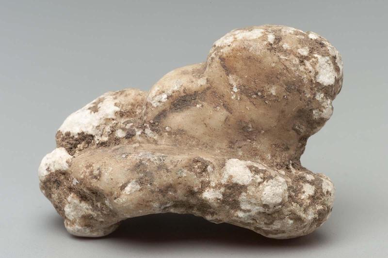 Fragment of a crouching sphinx