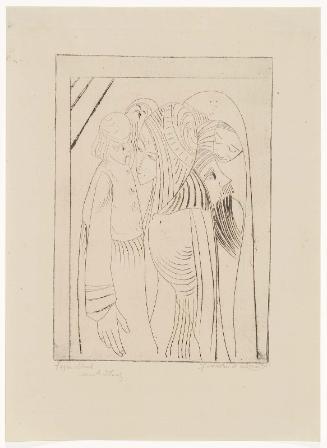 Fantasy (Five figures in exotic dress)