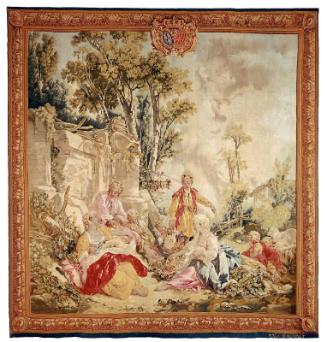 Tapestry: The Luncheon (from the series LA NOBLE PASTORALE or LES BEAUX PASTORALES)