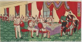 A Council of War at Imperial Military Headquarters (Dai hon'ei kaigi no zu)