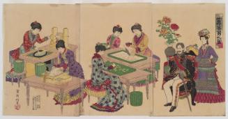 Illustration of Sericulture at the Imperial Court (Kyûchû yôsan no zu)
