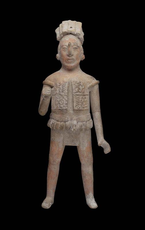 Standing male effigy figure