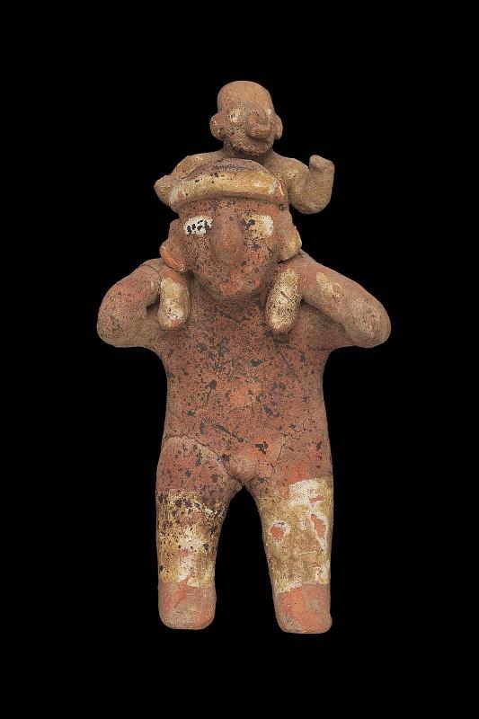 Man carrying a child