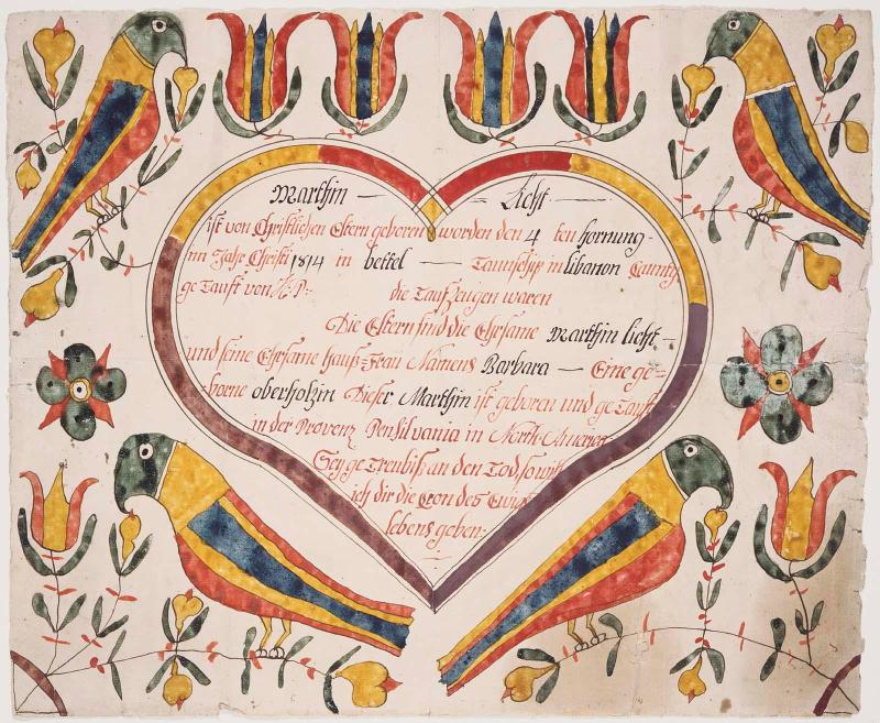 Birth certificate for Marthin Licht