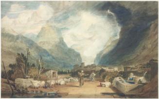Saint Huges Denouncing Vengeance on the Shepherd of Courmayeur in the Val d'Aosta