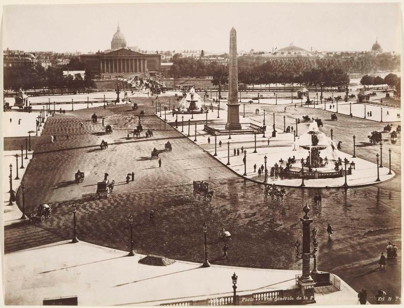 Vue générale de la Place de la Concorde