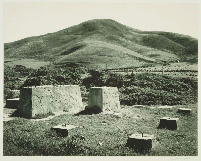 Hills and Quarry Ruins, Half Moon Bay Road, California
