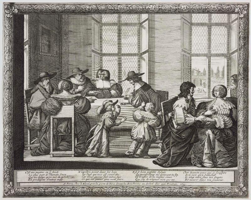 The Signing of the Wedding Contract (Le Mariage à la ville,  Plate 1)