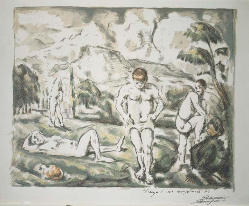 The Bathers (Large Plate)