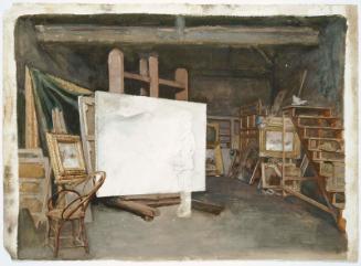 An Artist in His Studio