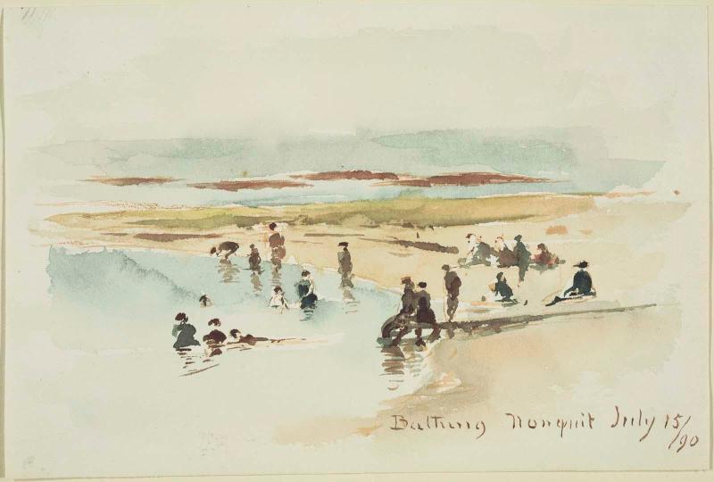 Bathing Nonquit, July 15, 1890