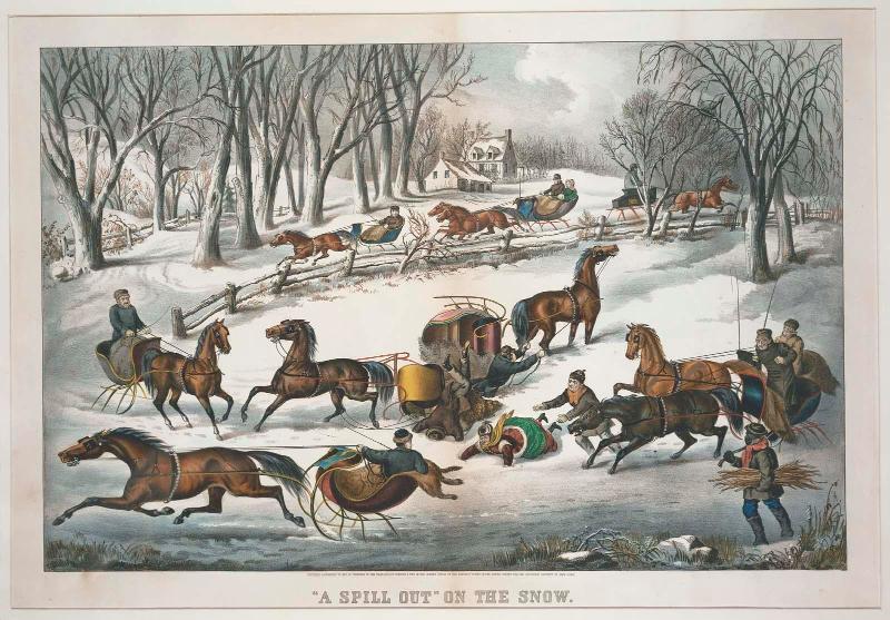 "A Spill Out" on the Snow