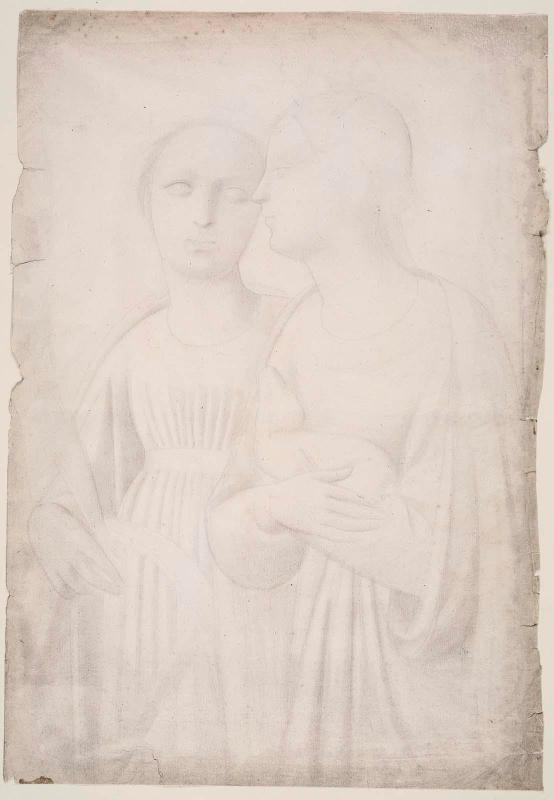 SS. Catherine and Agnes (Detail from The Coronation of the Virgin, former altarpiece of San Domenico de Fiesole)