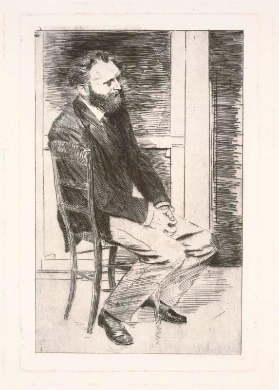 Manet Seated, Turned to the Right