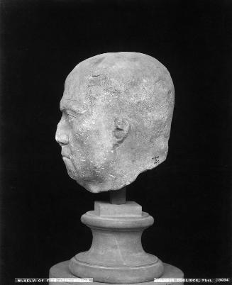 Head of an older man, possibly a priest