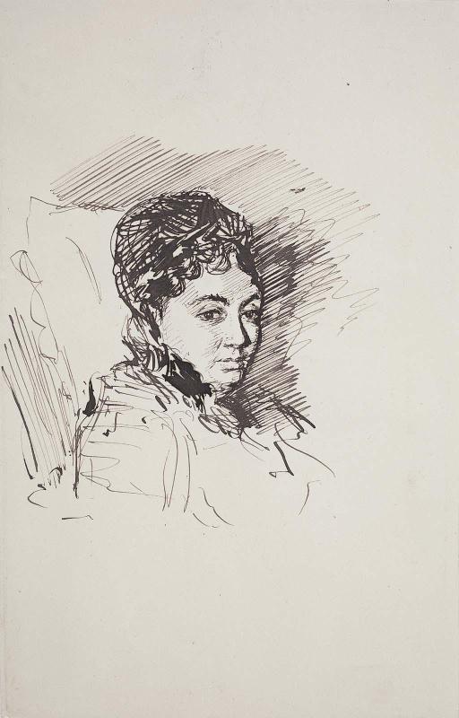 Head of a woman
