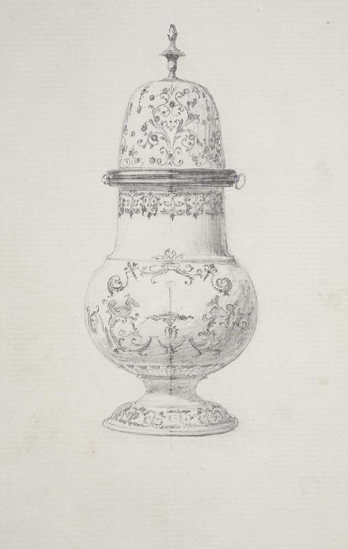 Study for "Sucrier à poudre en faience . ."