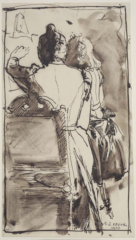 The Music Lesson, 1890