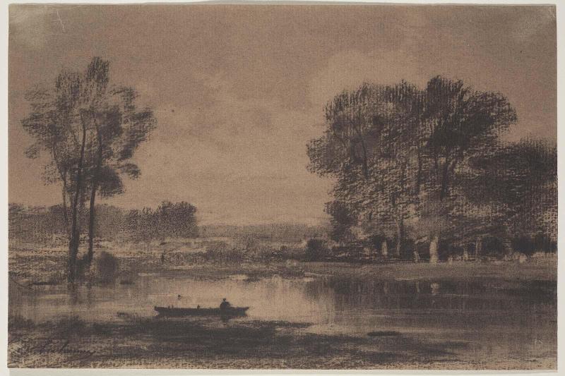 Paysage au bateau