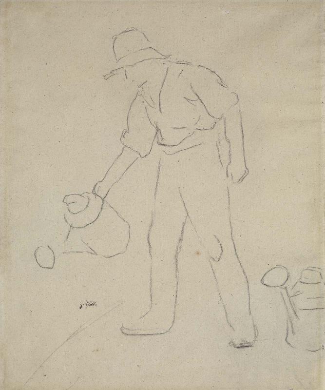 Gardener with Watering Can