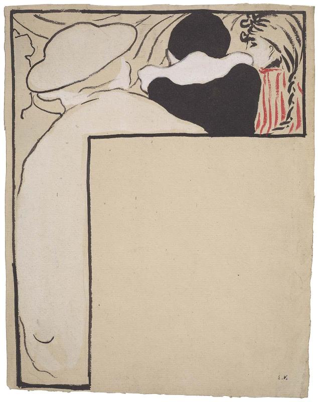 Design for a program for the Théâtre Libre