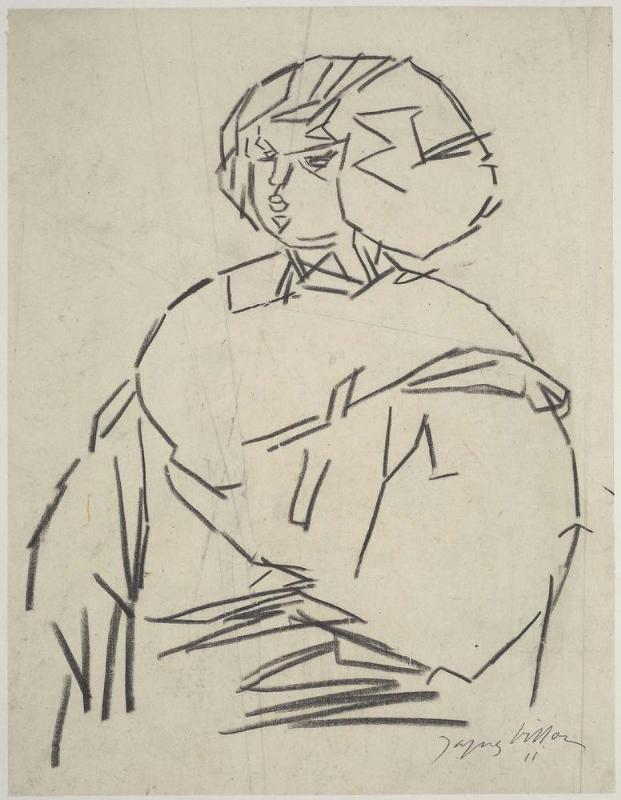 Renée, Study for the Etching, 1911