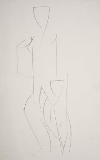 Abstracted figures, upright