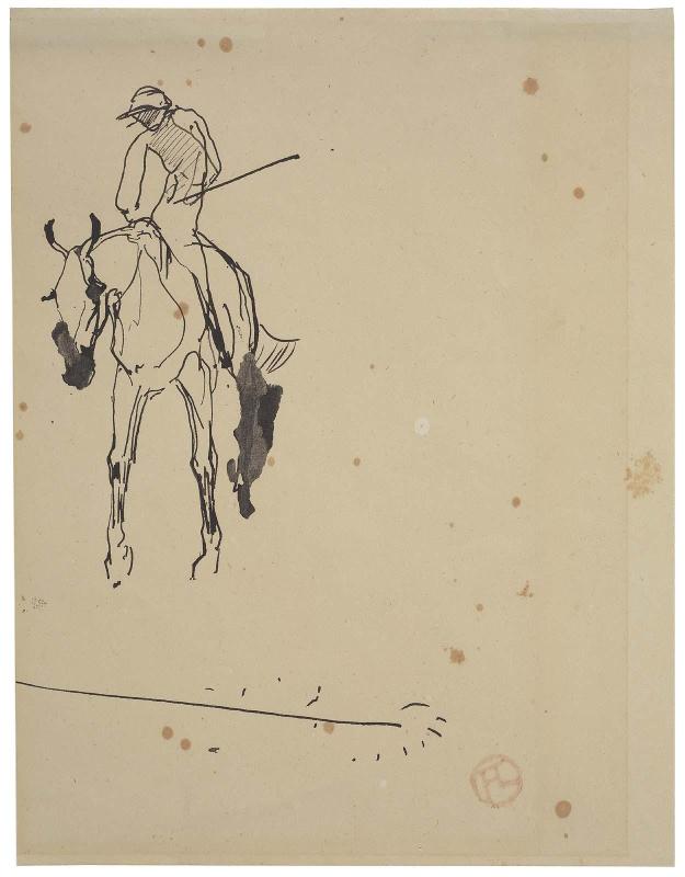 Jockey on Horseback