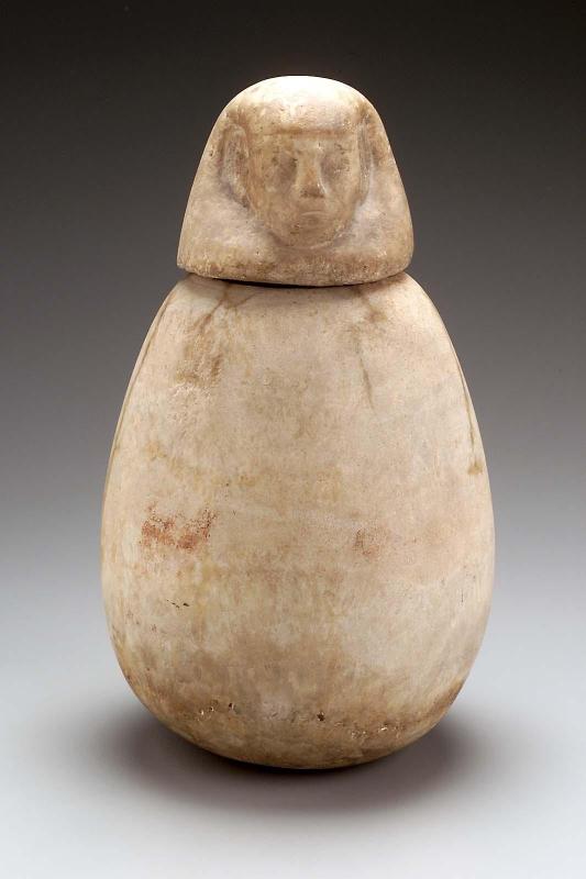 Canopic jar and lid