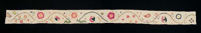 Band, possibly part of valance or petticoat