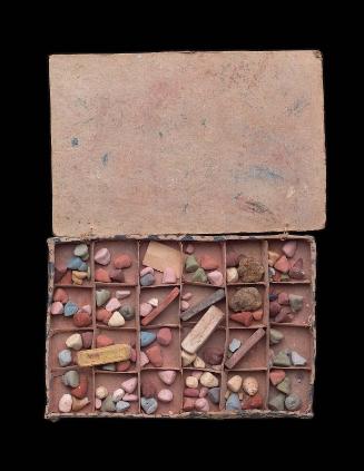 Box of colored crayons